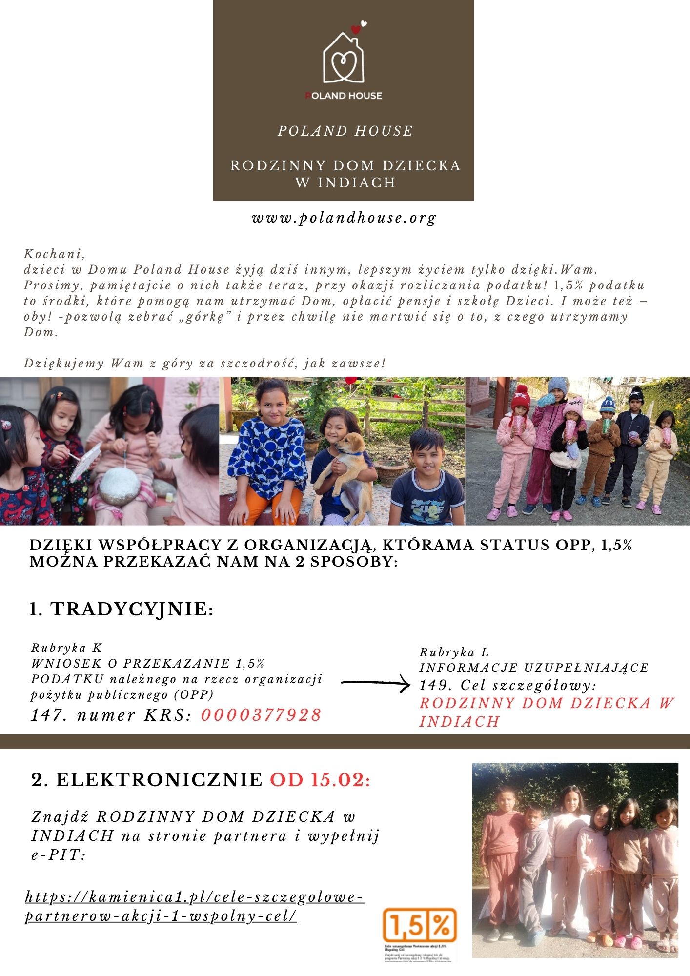 Fundacja Poland House prowadzi dom dziecka w Indiach. RADIO PRAGA